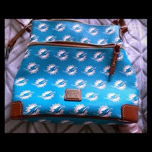 COPY - Miami Dolphins Dooney & Burke Crossbody Ha…